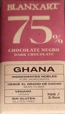 Chocolate negro 75% - Producto