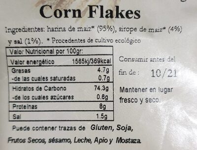 Corn Flakes - Voedingswaarden - es