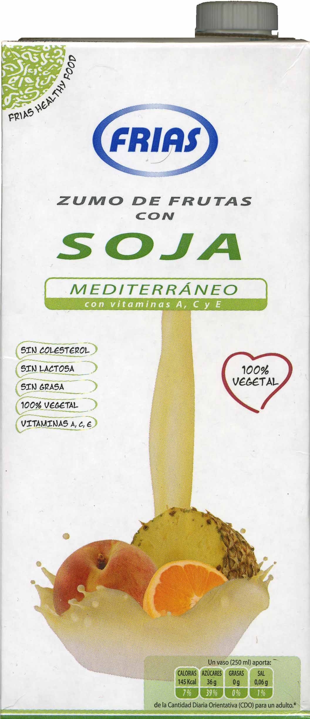 Bebida de zumo y soja "Frías" Mediterráneo - Producte - es