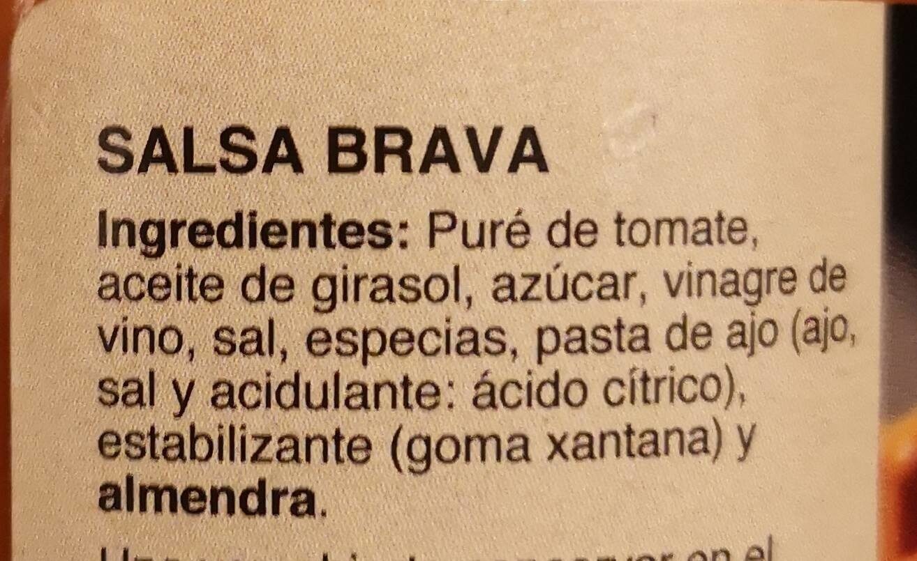 Salsa brava - Ingredientes