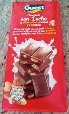 Chocolate con leche y almendras - Producte - es