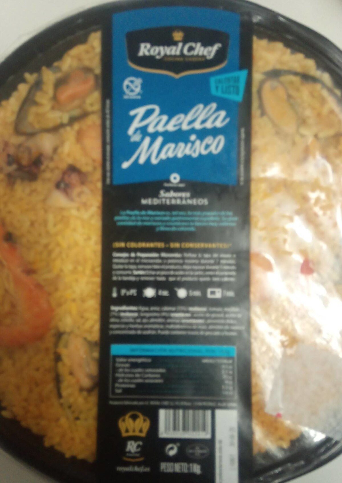 Paella de Marisco - Produit
