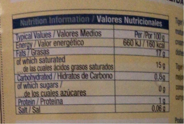 Leche de coco - Nutrition facts - es