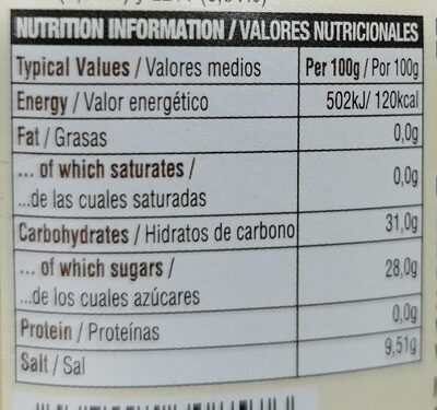 Salsa wok especial - Nutrition facts - fr