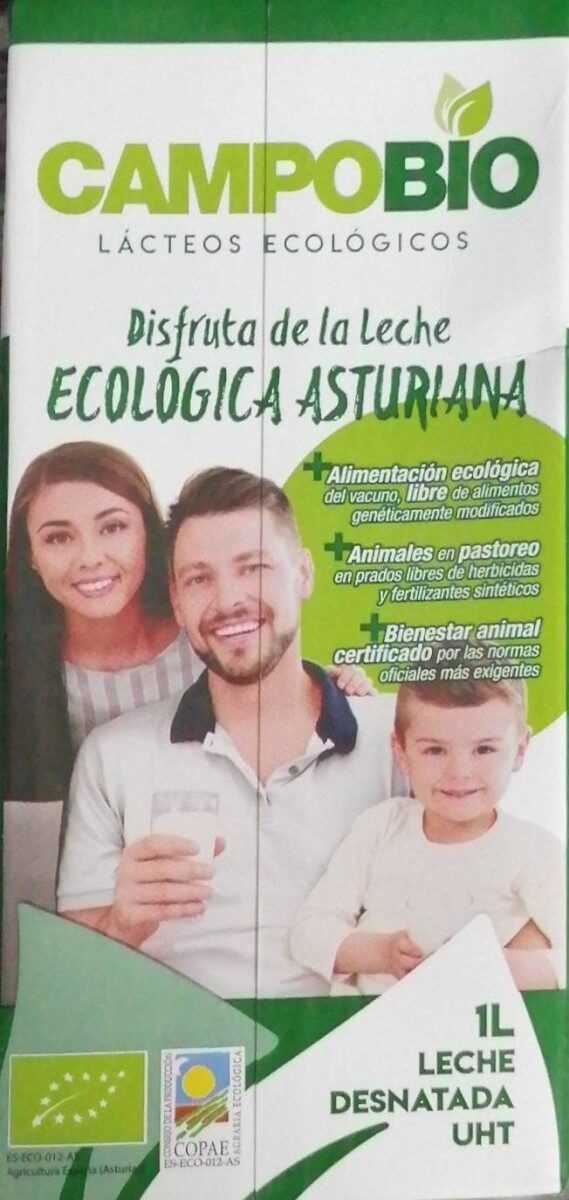CampoBio Lecha Desnatada UHT Ecológica - Producto