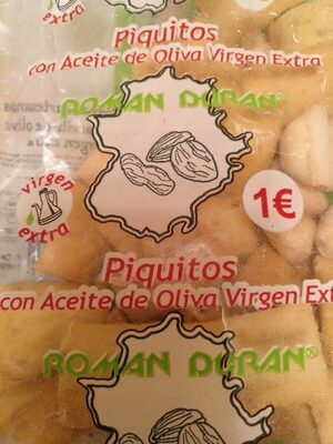 Piquitos con aceite de oliva virgen extra - Produktua - es