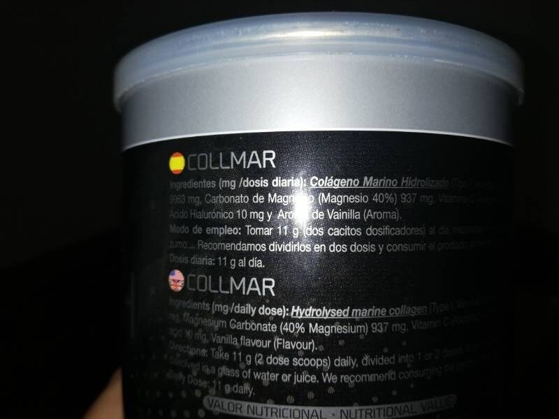 CollMar. Colágeno marino - Ingredients - es