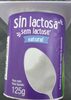 Yogur sin lactosa natural - Produit