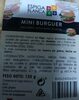 Mini burger - Producto