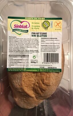 Pan artesano sin gluten - Producto