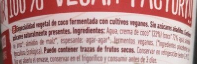 Biogurt Anacardo natural - Ingredients - es