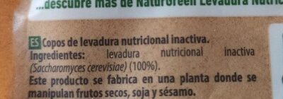 Levadura nutricional - Ingredients - es
