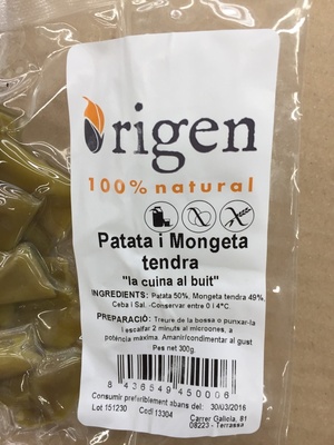 Patata i mongeta tendra - Product