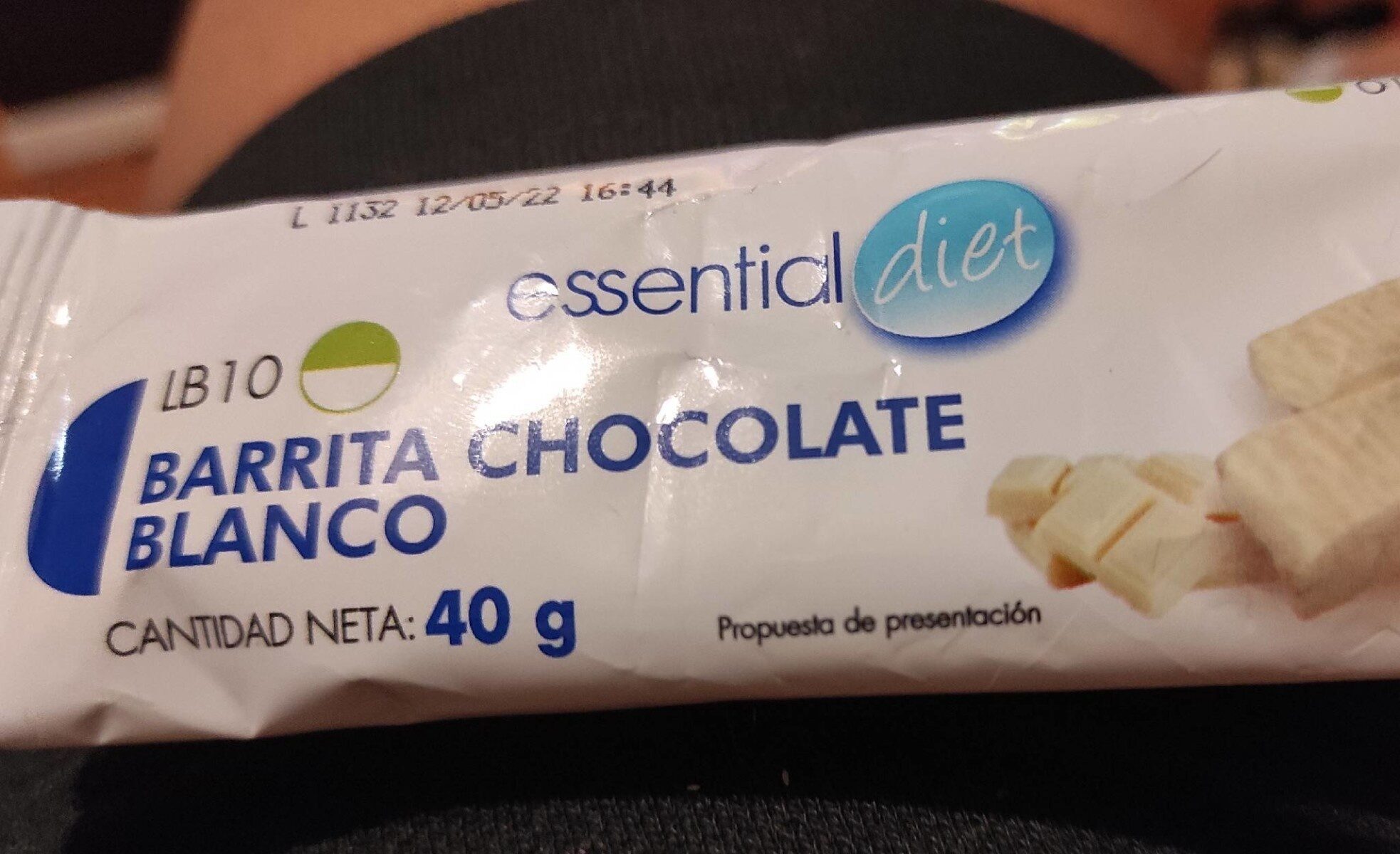 Barrita de chocolate blanco - Producte - es