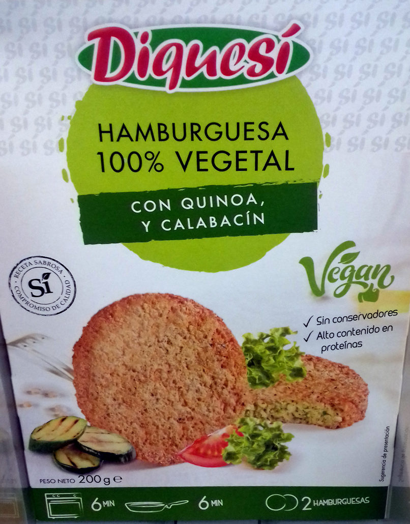 Hamburguesa con quinoa y calabacín - Product - es