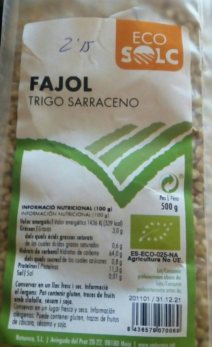 Fajol trigo sarraceno - Product - es