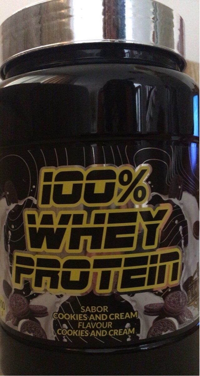 100% whey protein sabor cookies and cream - Producto