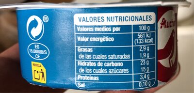 Arroz con Leche - Nutrition facts - es