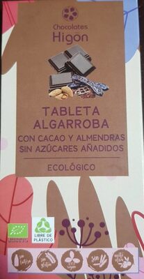 Tableta Algarroba con Cacao y Almendras - Product - es