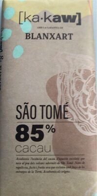 Ka-kaw Sao Tomé 85% - Producte - es
