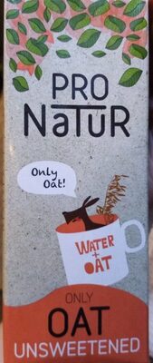 Calories in Pro Natur Only Oat