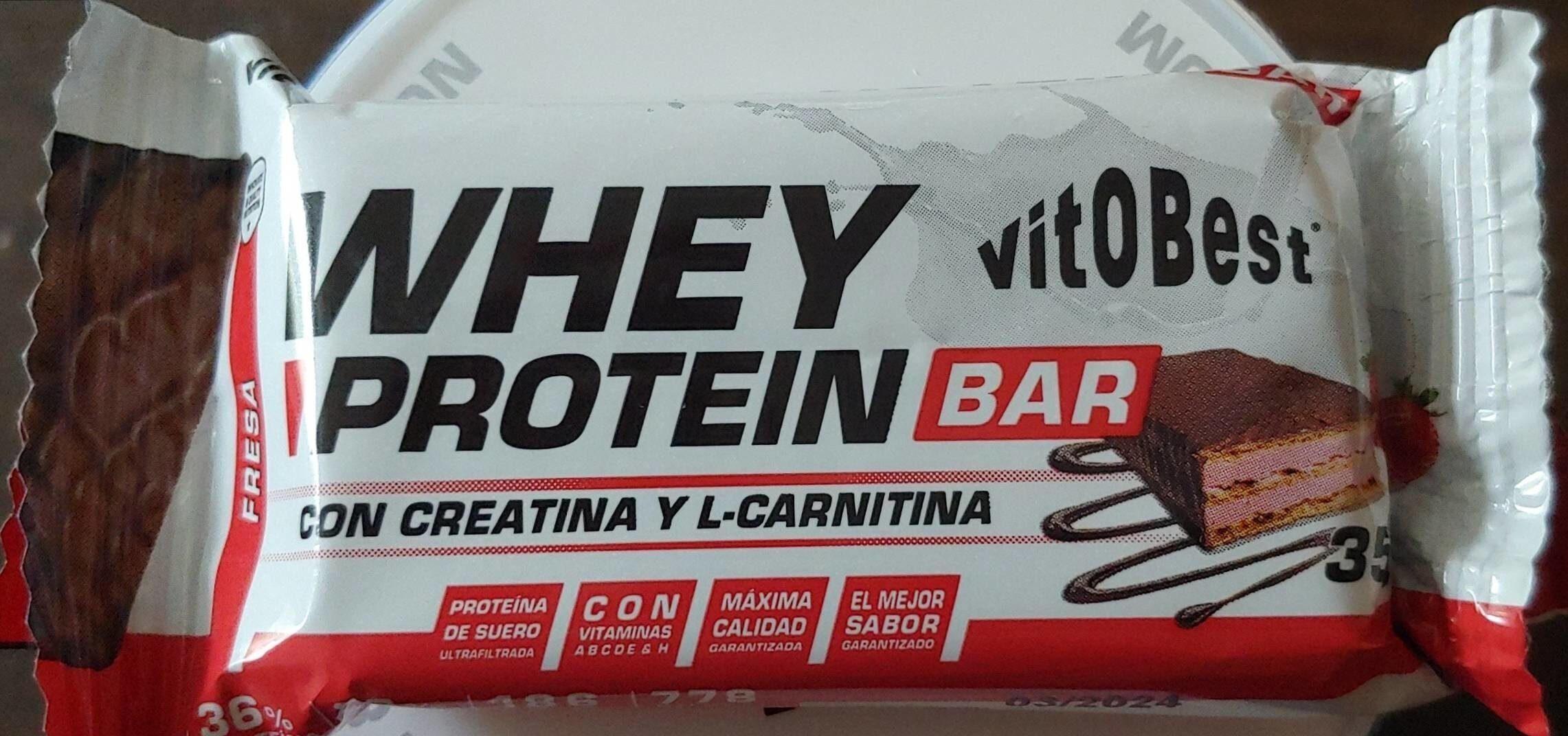 Whey Protein Bar Fresa - Product - es