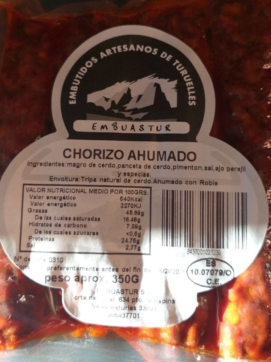 Chorizo ahumado - Producte - es