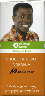 Mascao, chocolate negro sabor naranja 58% cacao - Producte - es