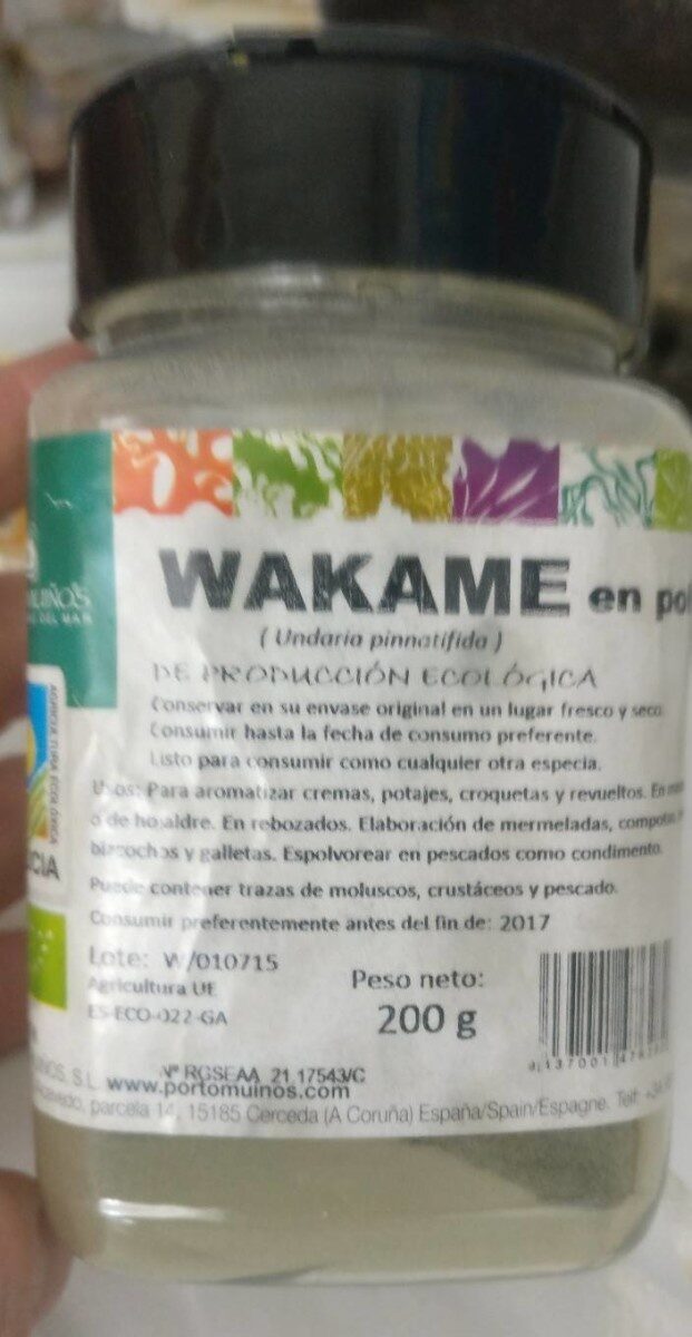 Wakame en polvo - Producte - es