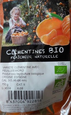 Clémentines - Produit