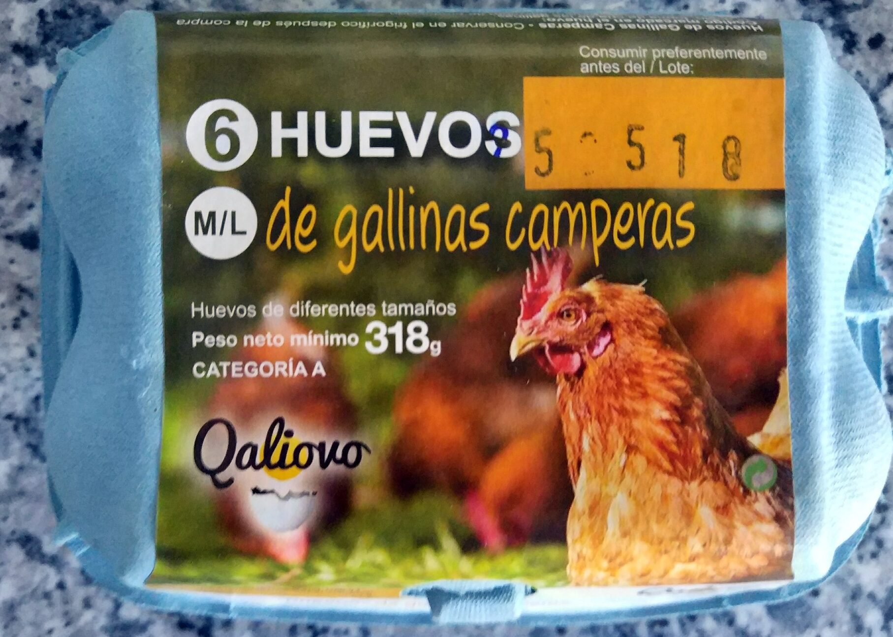 Huevos de gallinas camperas - Produkt - es