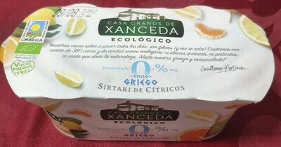 Yogur griego 0% sirtaki de citricos - Product