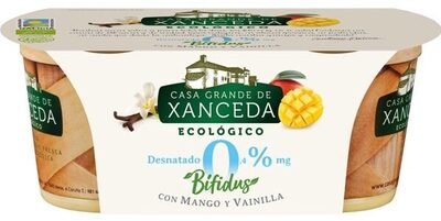 Bífidus desnatado con mango y vainilla - Product - es