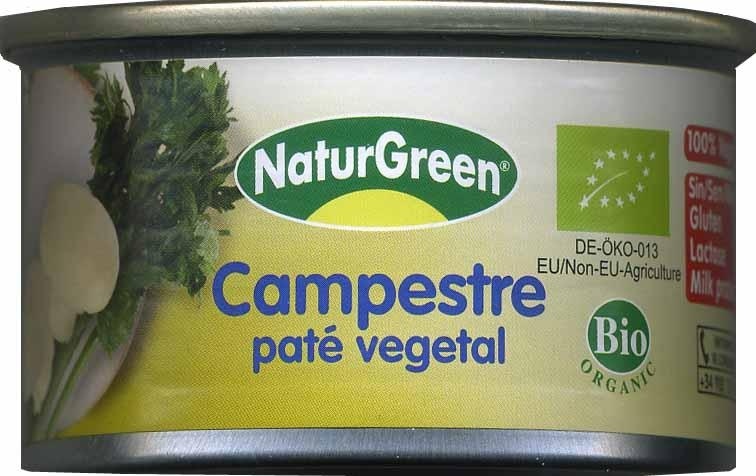 Paté vegetal ecológico "NaturGreen" Campestre - Produit - es