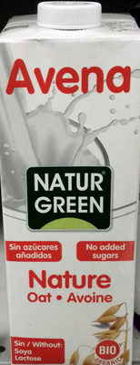 Bebida de Avena Ecológica sin Azúcares Añadidos - Product - es