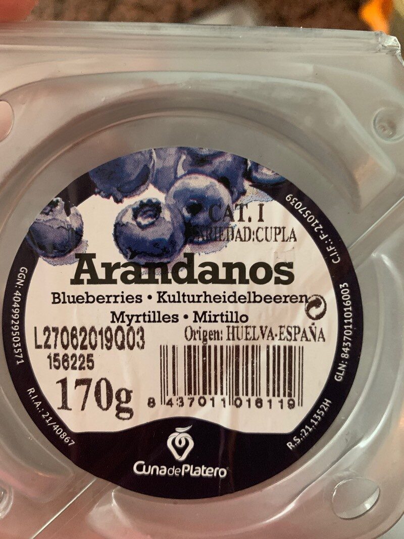 Arandanos - Ingredients - es