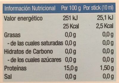 L-Carnitina Pure 1500 mg Instant plus - Informació nutricional - es