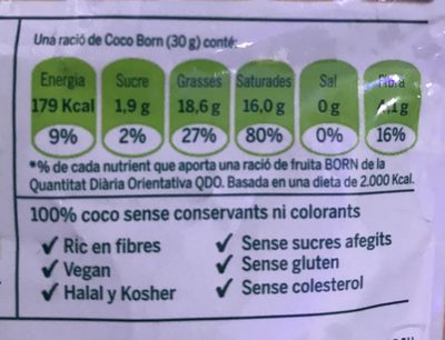 Born coco - Ingredients - fr