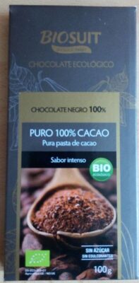Chocolate negro 100% - Producte - es