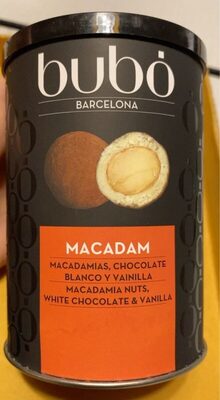 Macadamia nuts, white chocolate & vainilla - Producte - es