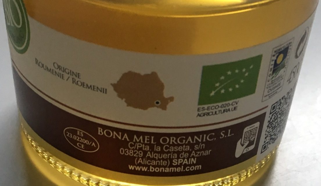 Miel acacia bio - Ingrédients