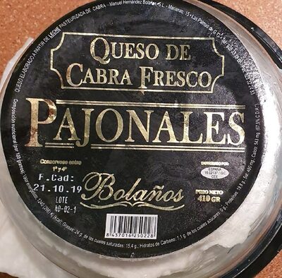 Pajonales (queso de cabra fresco) - Producto