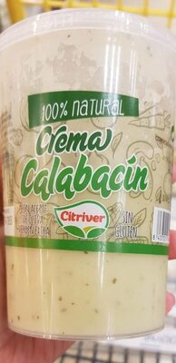 Crema de calabacin - Producto