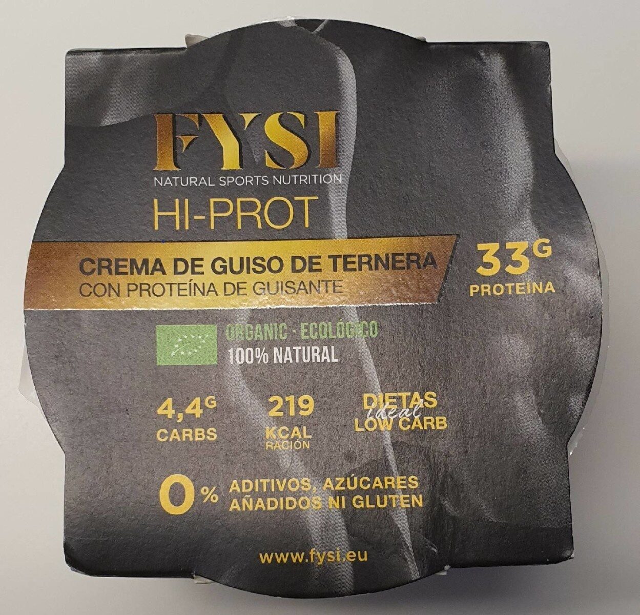FYSI HI-PROT Crema de guiso de ternera con proteína de guisante - Producte - es