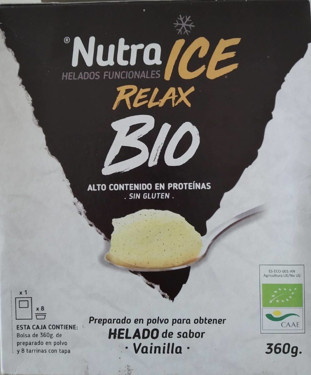 Preparado para helado relax bio sabor vainilla - Product - es