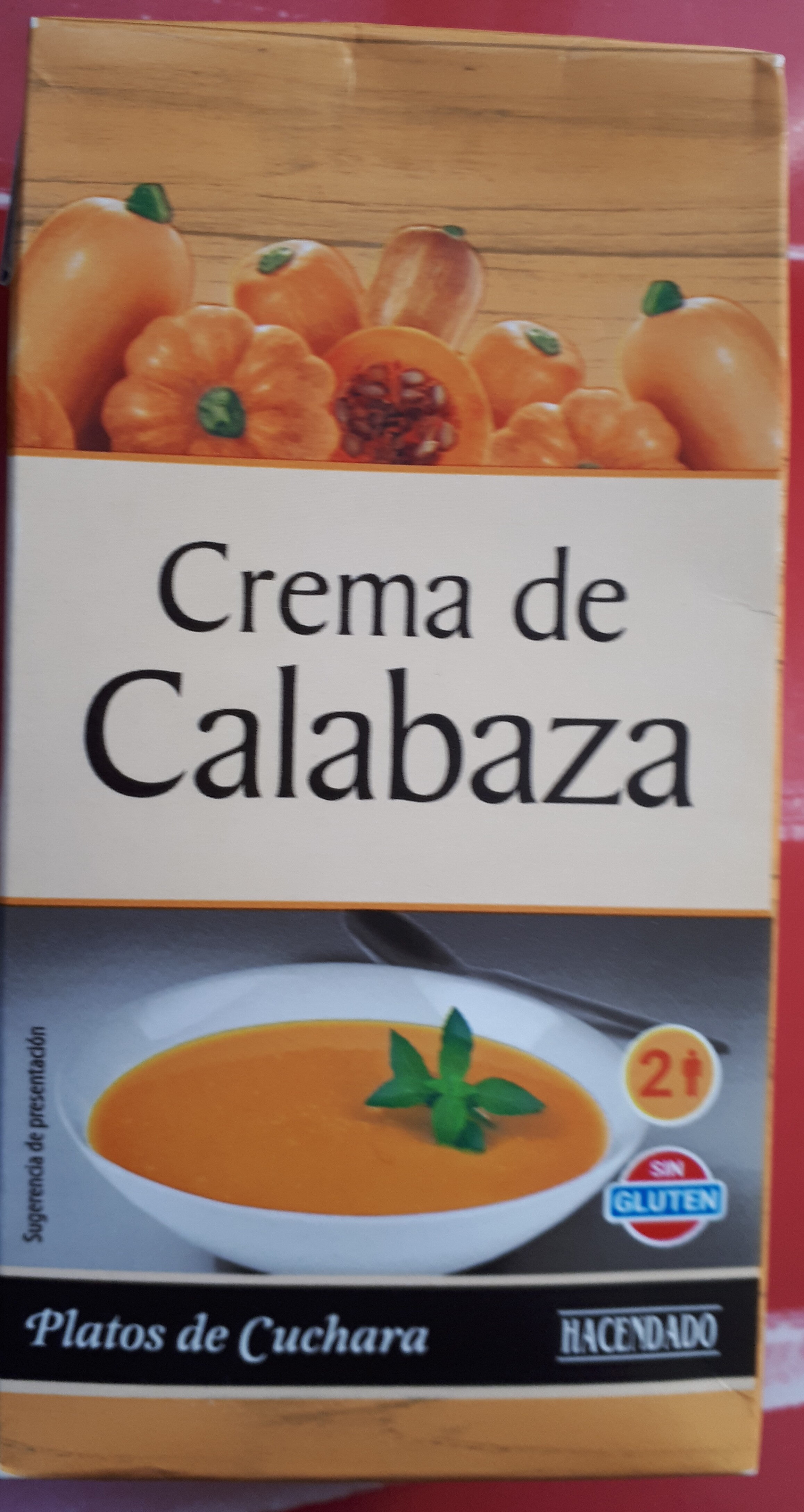 Crema de Calabaza - Producto