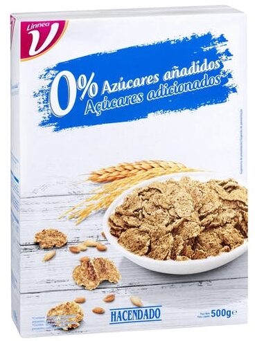 Cereales copos de trigo integral y arroz 0% azúcares añadidos Linnea V - Produto - es