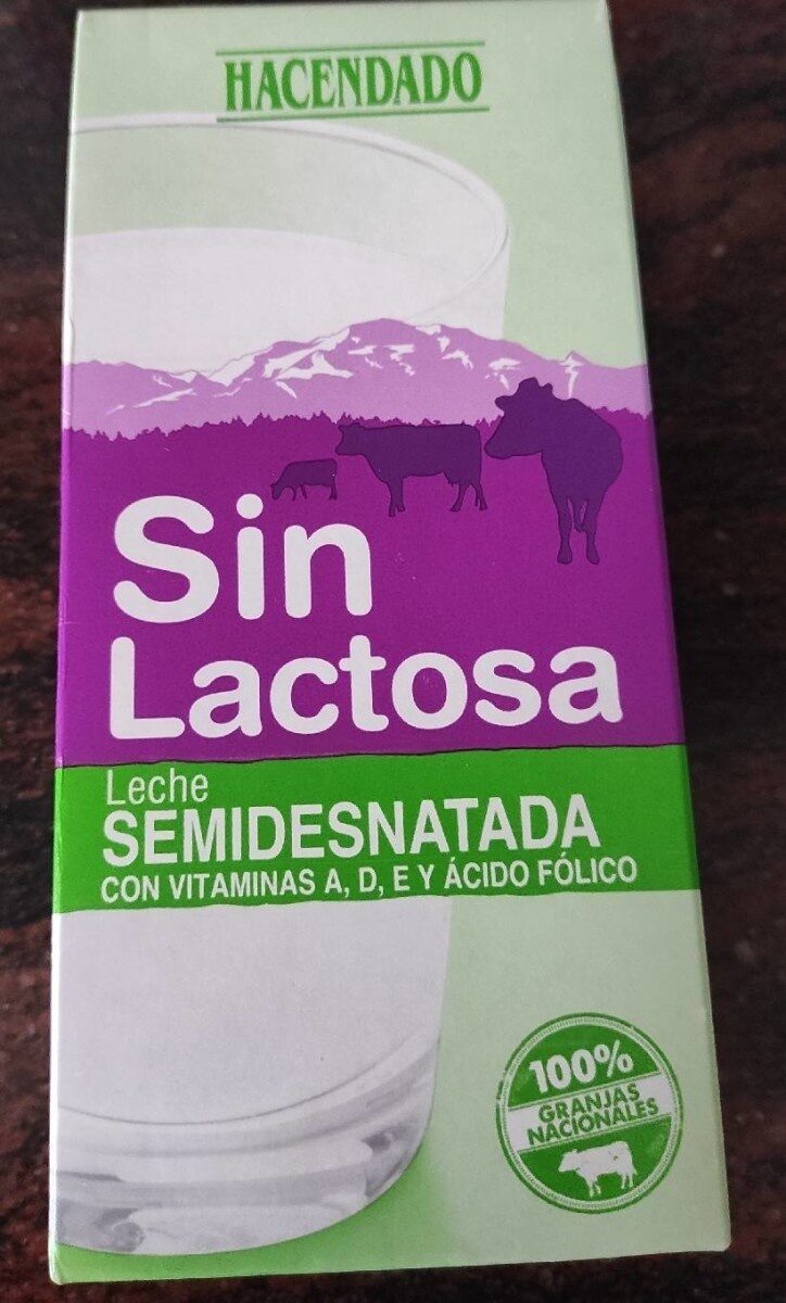 Leche semidesnatada Sin Lactosa - Prodotto - es