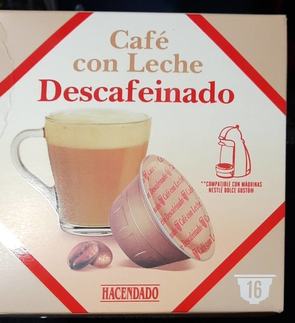 Café con Leche Descafeinado - Tableau nutritionnel - es