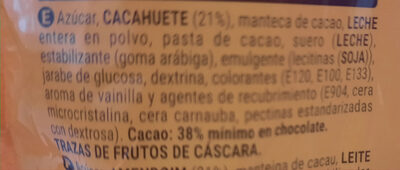 Choco iris - Ingredients - es
